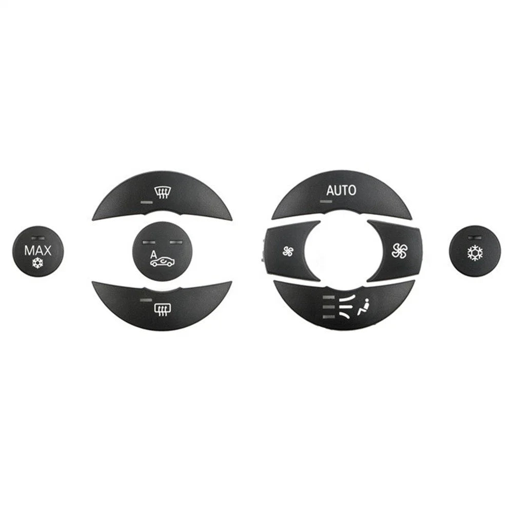 9 Pcs Black AC Control Switch Buttons for BMW Z4 (2009-2016)