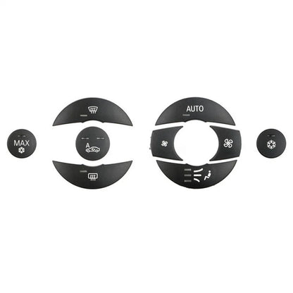 9 Pcs Black AC Control Switch Buttons for BMW Z4 (2009-2016)