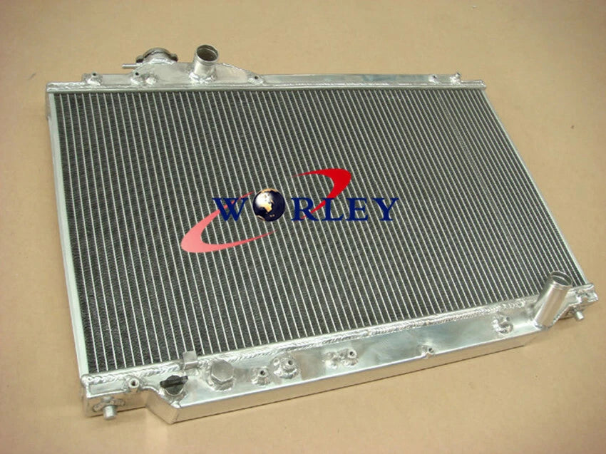 Aluminum Radiator with Fans for Toyota Supra JZA80 Turbo (1993–1998)