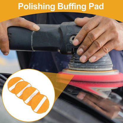 Set of 4 Polishing Buffing Pads for Auto (12.5cm)