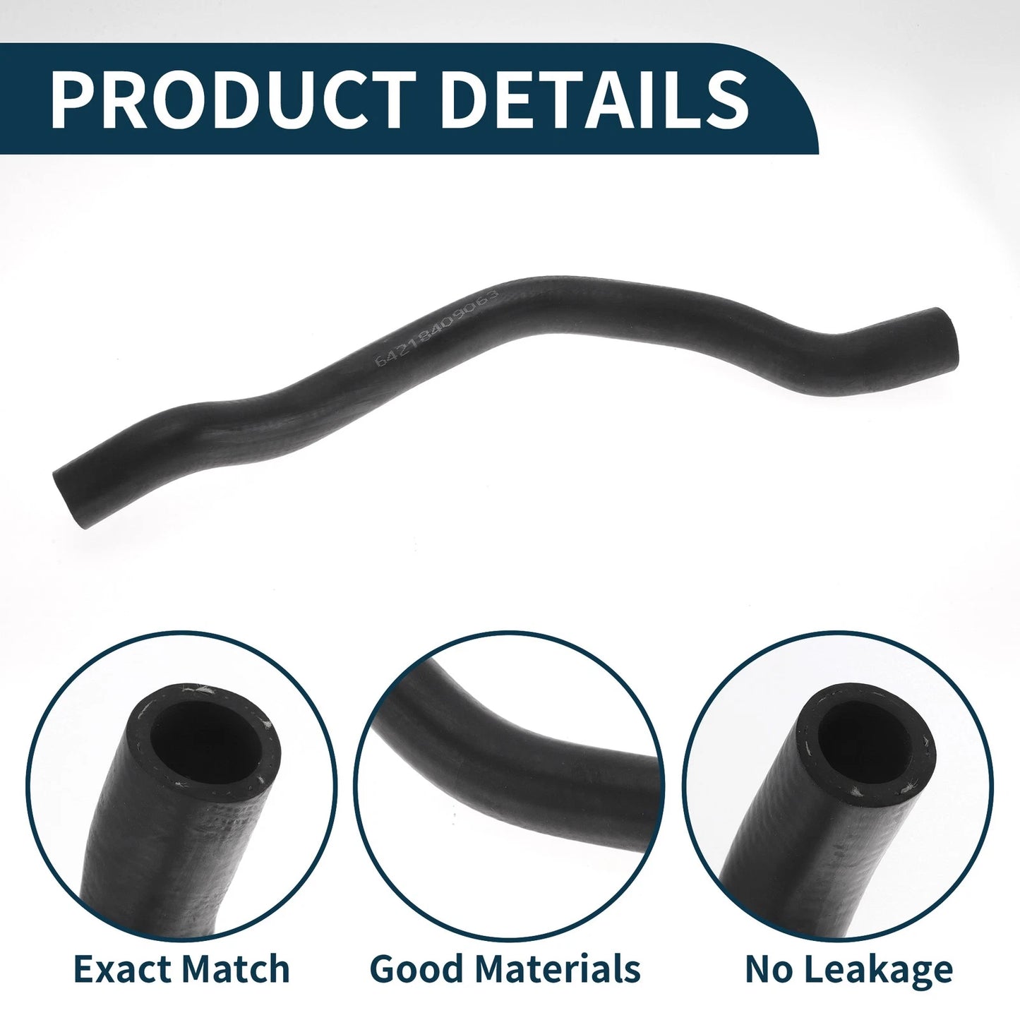 Radiator Hose No. 64218409063 for BMW X5 (2000–2006)