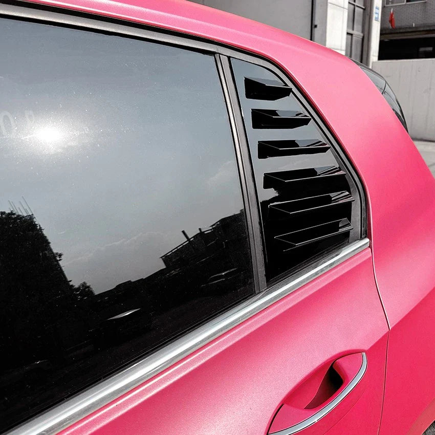 Rear Side Window Glass Louver Shutter Vent Cover for Golf Mk8 Hatchback (2021–24)