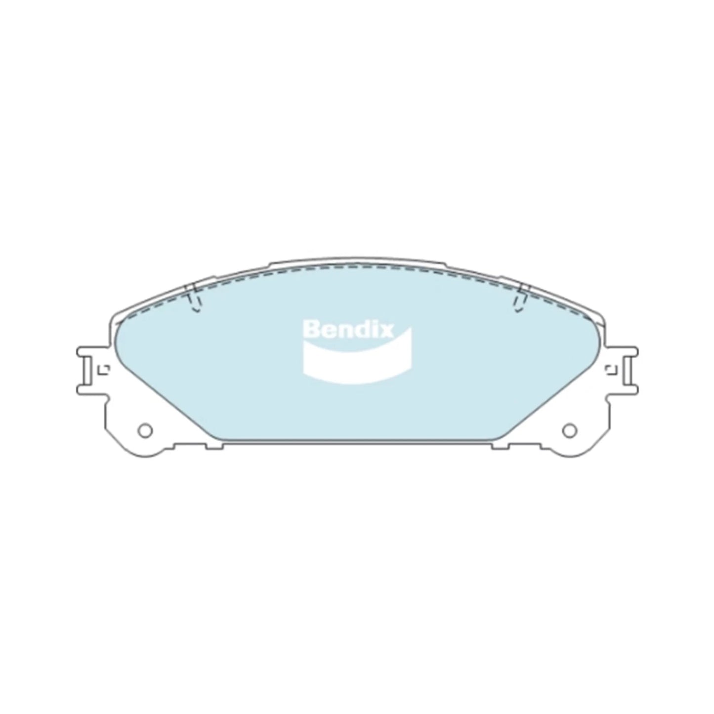 Set of 4 Front Disc Brake Pads for Toyota Kluger (2007–2020)