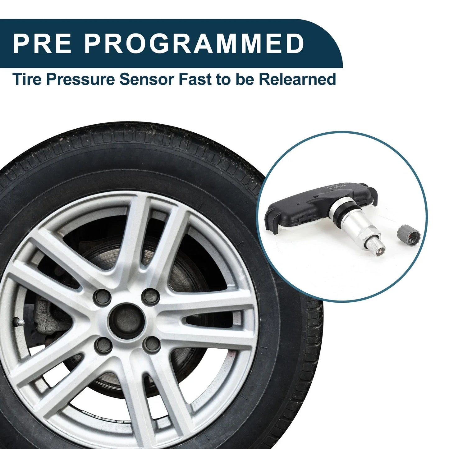 Tire Pressure Sensor for Kia Rio 2011-2017 TPMS 1 x 433MHz Sensor
