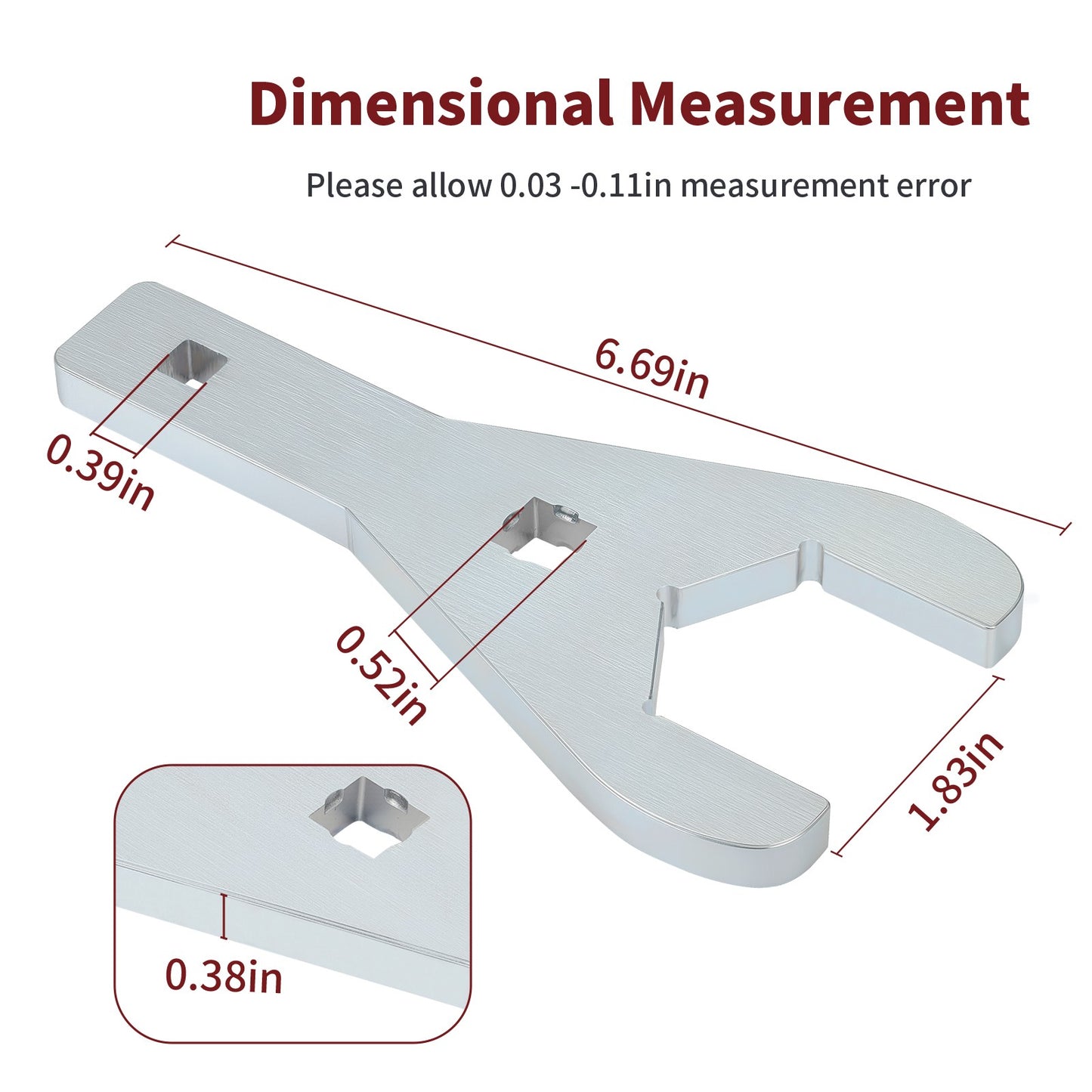 46mm Rear Axle Nut Wrench Tool for Yamaha Raptor YFM 125 250 350 700 700R YFZ450