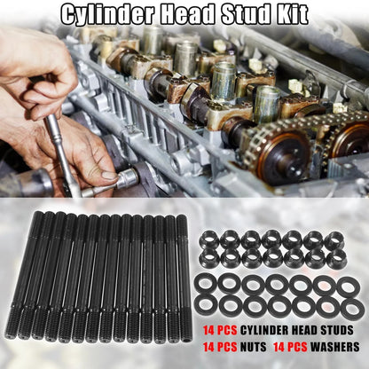 Cylinder Head Stud Set 2.5L 6-Cyl for BMW E36 325i M50 S50US S52US