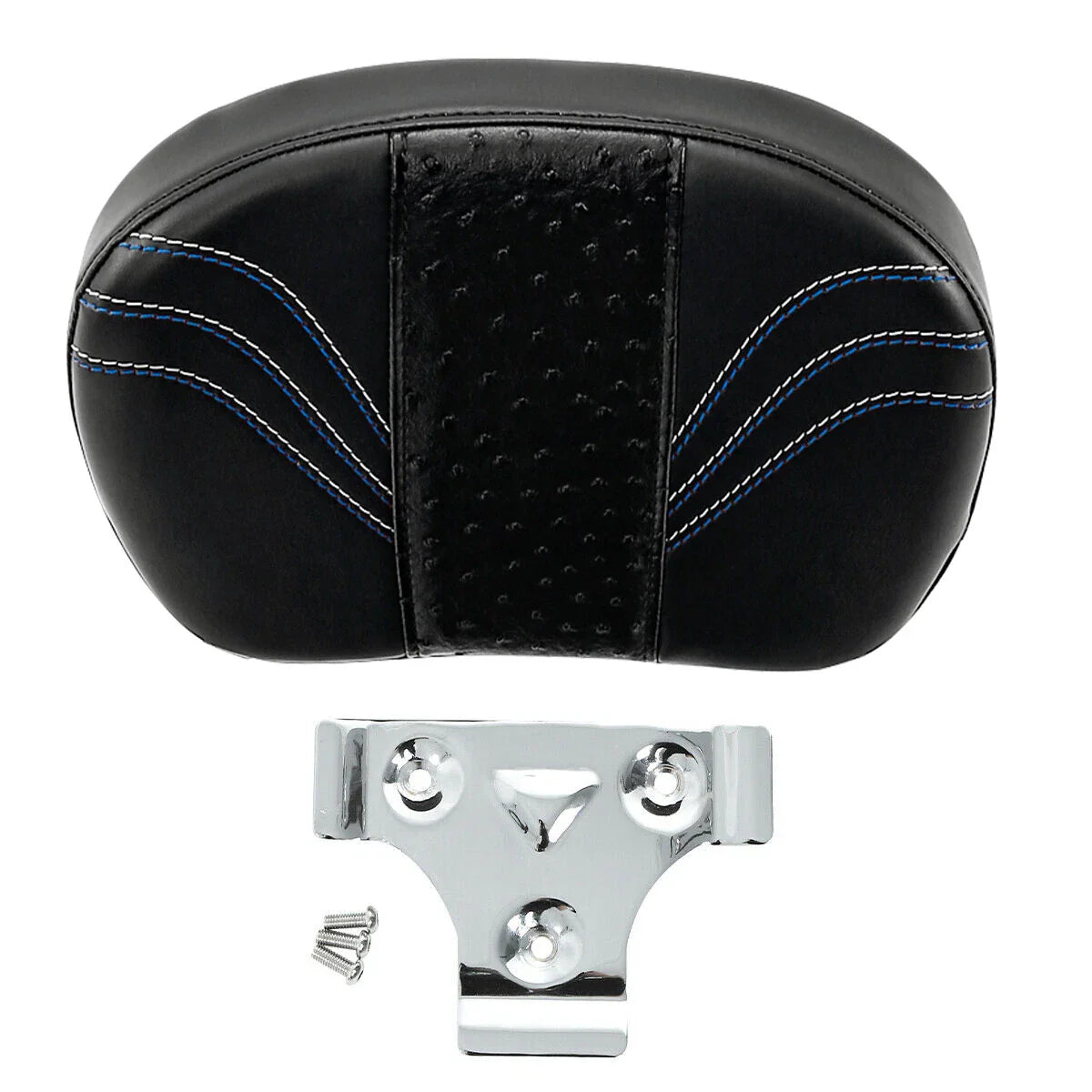 Black Passenger Backrest for Harley Touring Road Glide Street Glide (2014-2023)