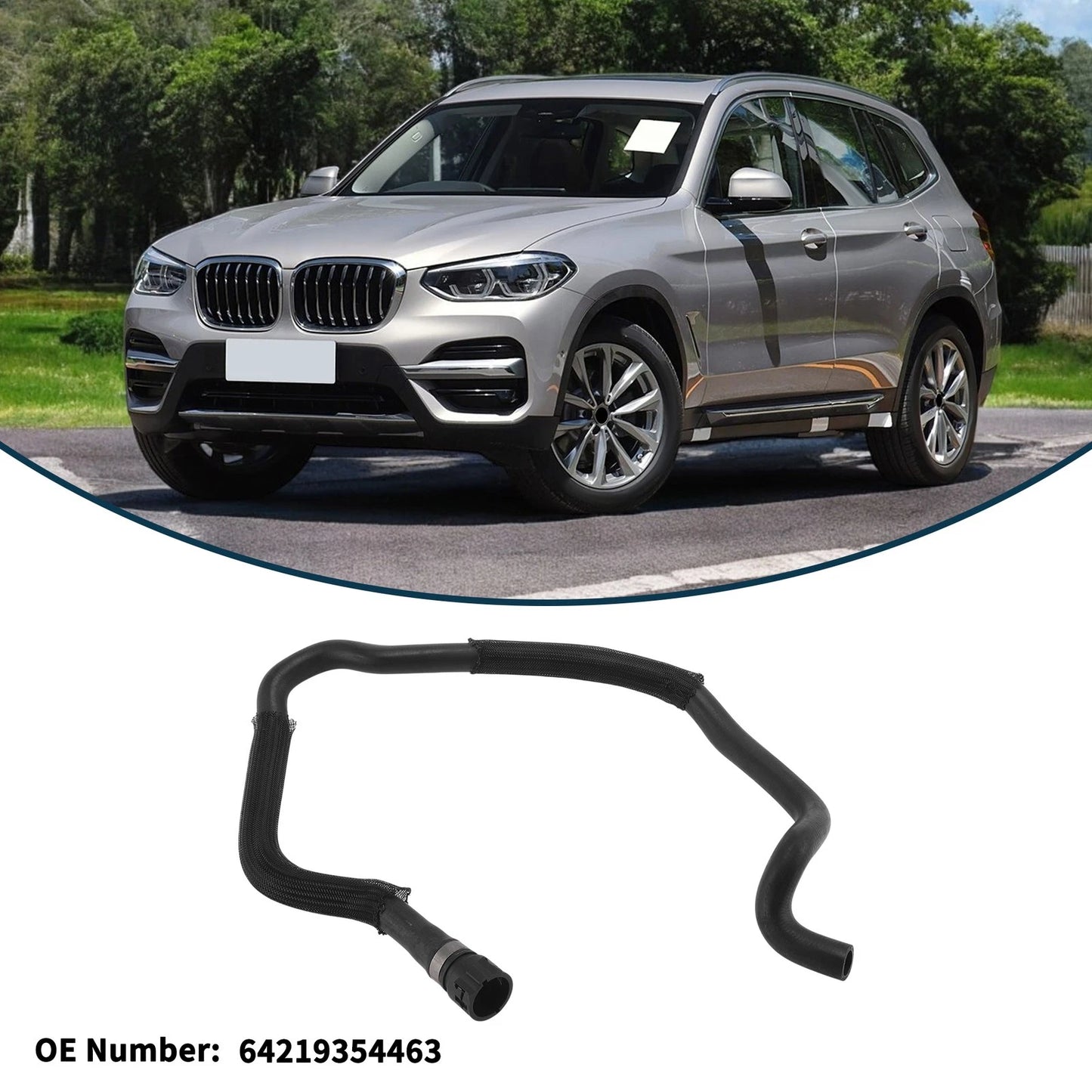 Radiator Hose No. 64219354463 for BMW X3 (2017)