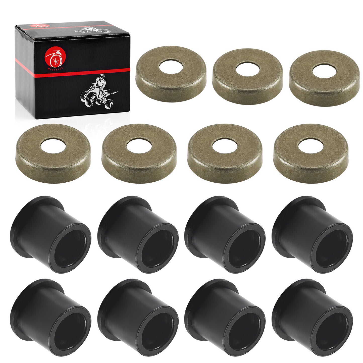 Set of 8 Front A-Arm Bushings for Polaris Predator 50 (2004–2007)
