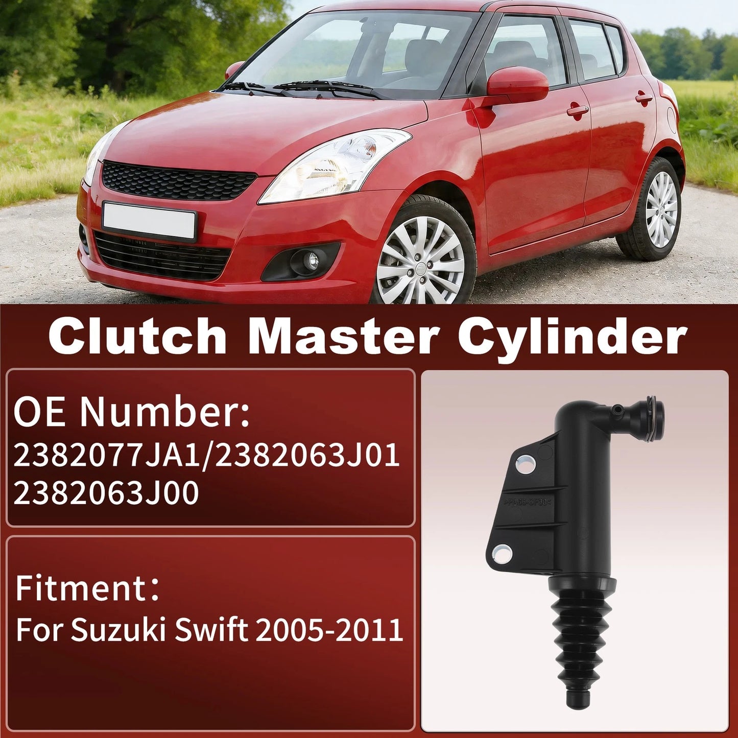 Clutch Master Cylinder for Suzuki Swift (2005–2011) 2382077JA1/2382063J01