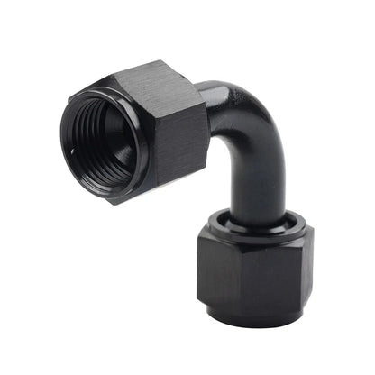 90 Degree Swivel Coupler Union Fitting Adapter for 8AN Female Connector