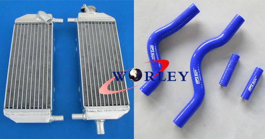 Aluminum Radiator and Hose for Suzuki RM250 (2001–2008)