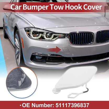 Tow Hook Cover for BMW 320i White 1 Pc (2016-2018)