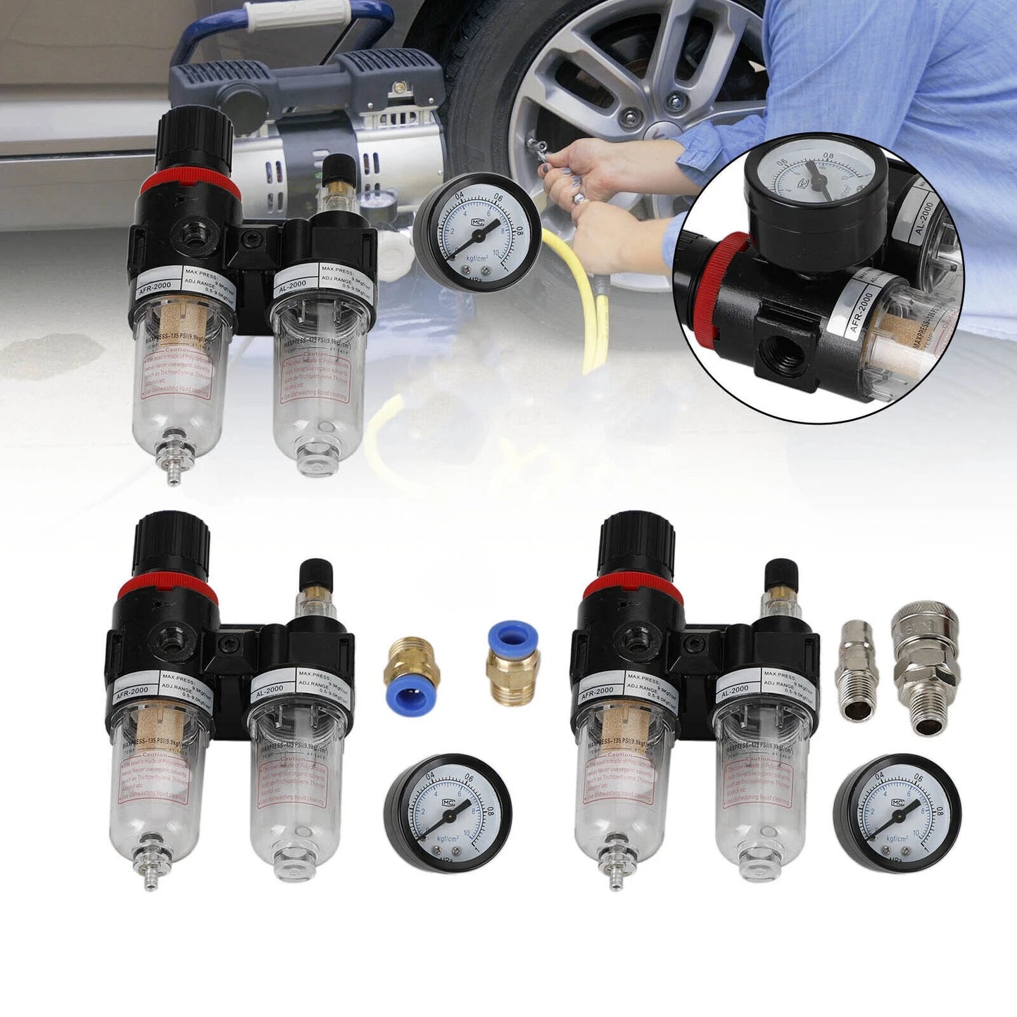 SMC CXSM15-60 Double Effect Double Rod Pneumatic Cylinder for Various Models