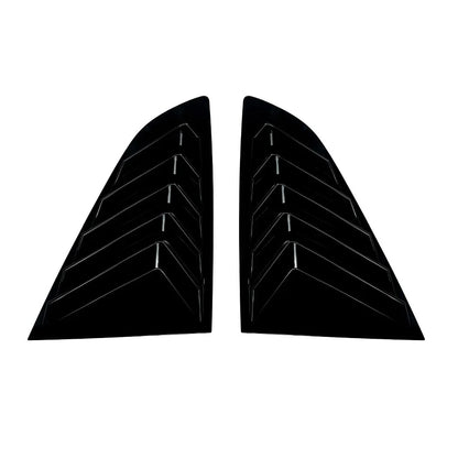 Gloss Black Rear Window Quarter Louver Vent Covers for BMW 2-Series F44 (2020–2023)