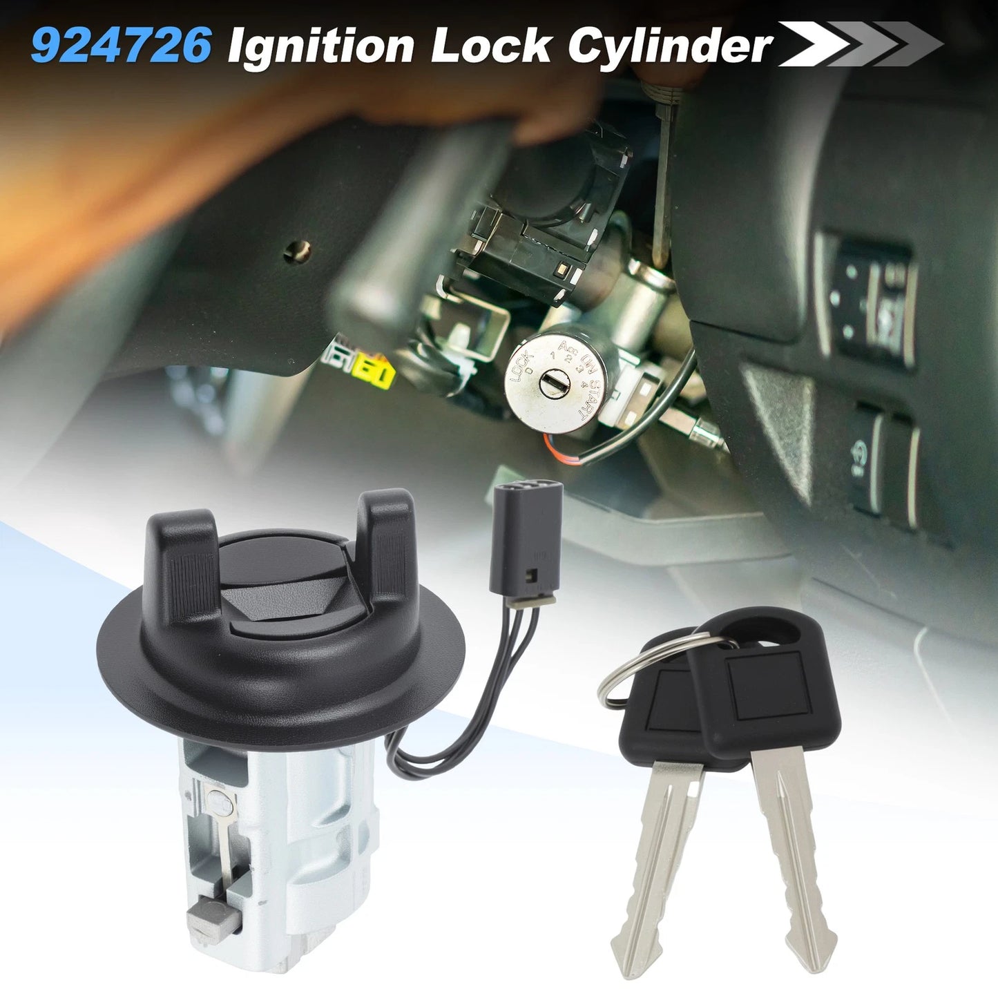 Ignition Lock Cylinder for Chevrolet Cavalier, Pontiac Sunfire (2000–2005)