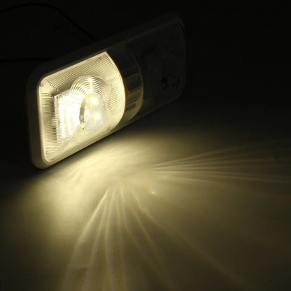 Interior Double Dome Ceiling Light for RV Boat Camper Trailer 12V 48LED
