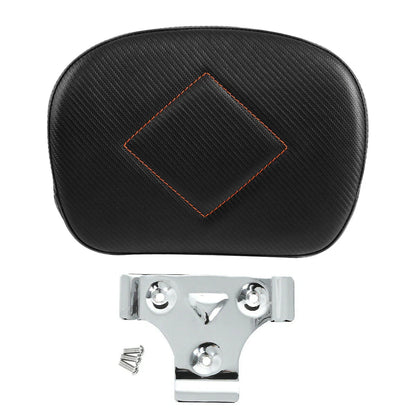 Black Rear Passenger Backrest Pad for Harley Touring Road Electra Glide (2009-2023)