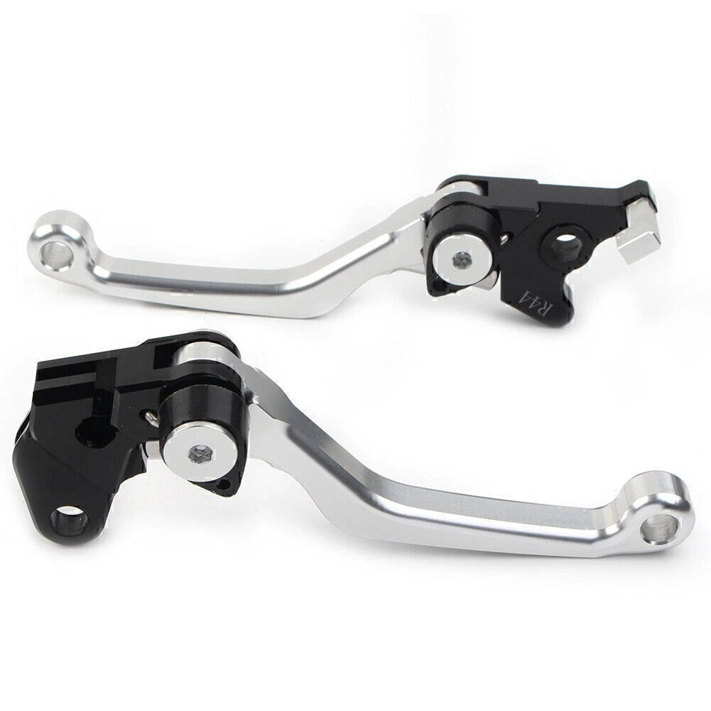 Pivot Dirt Clutch Brake Levers for Kawasaki KLX250 D-Tracker (1993–1997) Silver