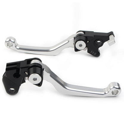 Pivot Dirt Clutch Brake Levers for Kawasaki KLX250 D-Tracker (1993–1997) Silver