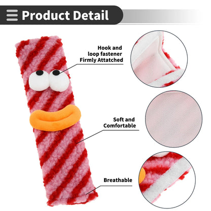 Set of 2 Seat Belt Cover Pads for Universal Fit (23.5cm)