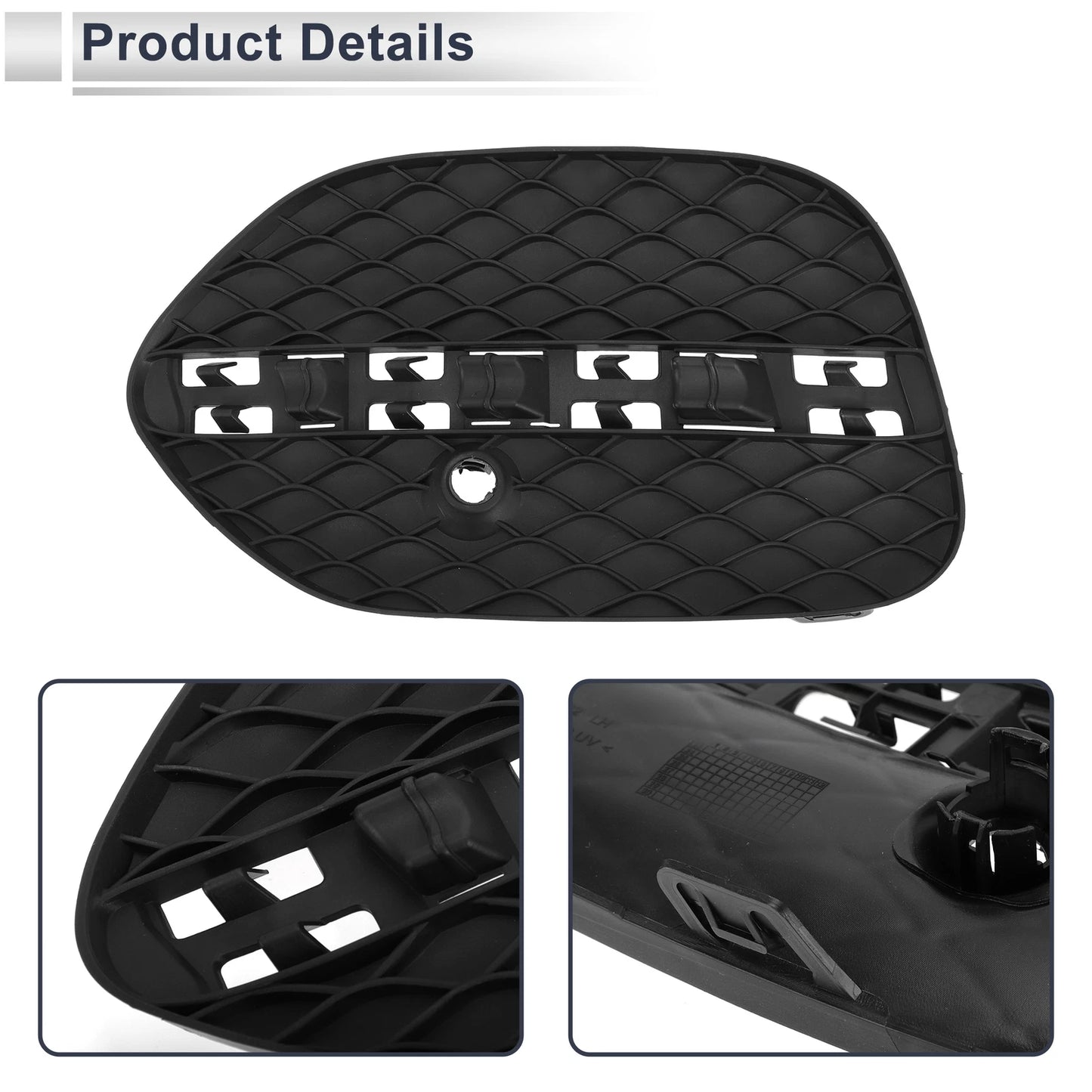 1 Pc Fog Light Grill for Mercedes-Benz (No. 2928850522) Black