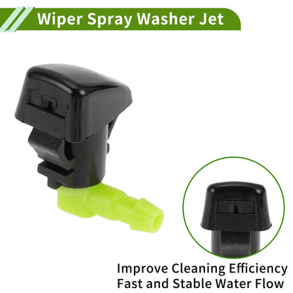 Windshield Washer Nozzle with Hose Connector for Chrysler (2011-2016)