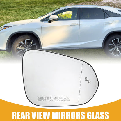 Right Side Rear View Mirror Glass No. 87931-0E250 for Lexus RX350 (2016–2022)
