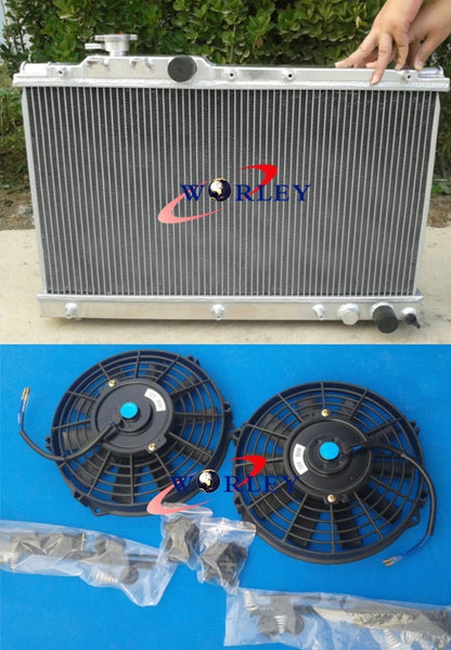 52mm Aluminum Radiator with Fans for Toyota Celica ST205 GT4 (1994–1999)