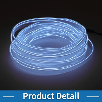 LED Strip Neon Wire Lighting for Car Interior (USB 5V)