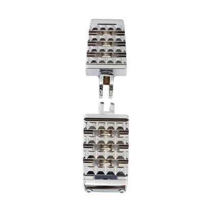 Chrome Driver Foot Pegs for Harley Softail Low Rider Fat Bob (2018-2025)