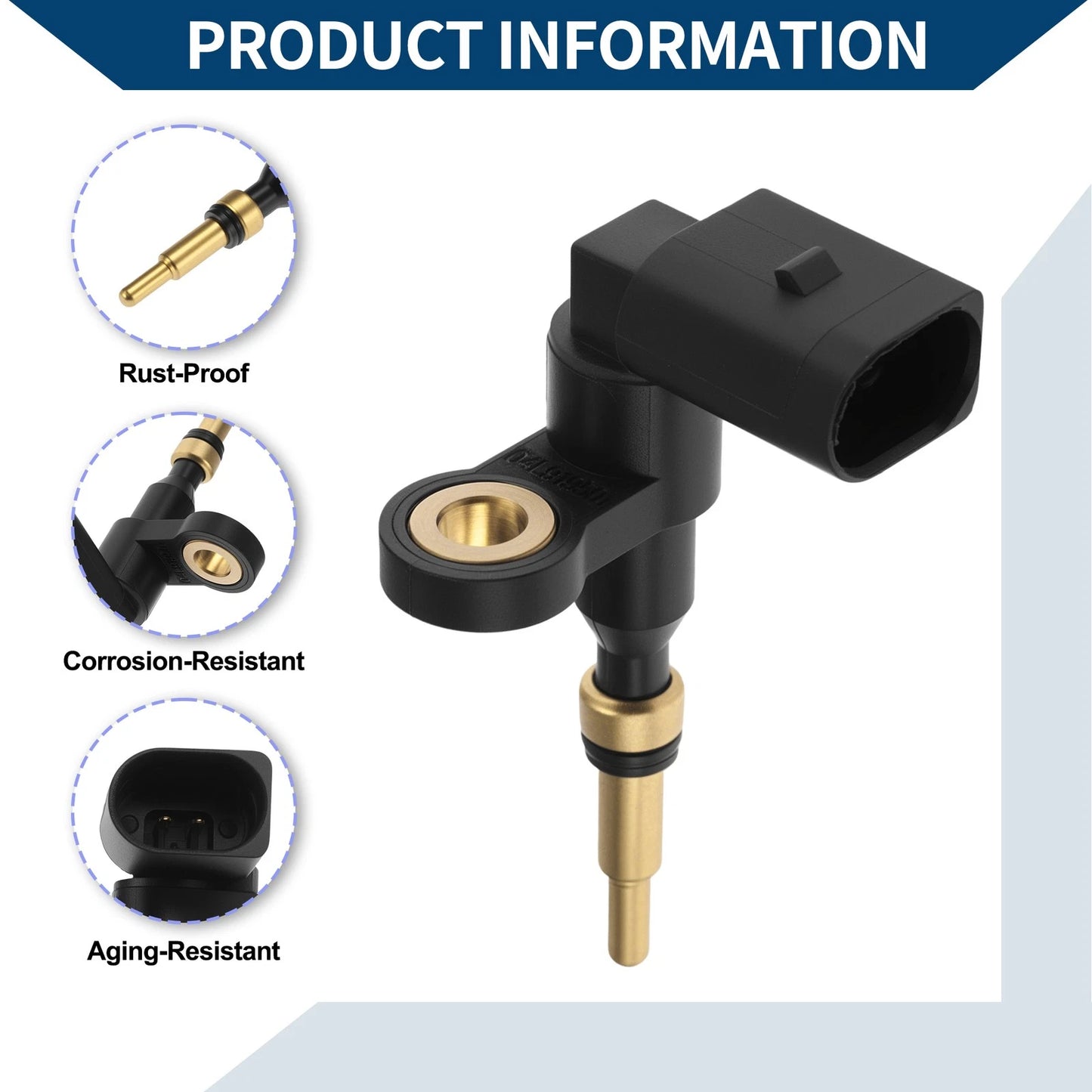 Engine Coolant Temperature Sensor 04E919501B for Volkswagen Beetle (2015)