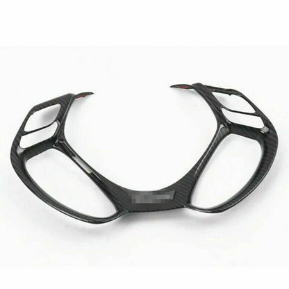 Carbon Fiber Car Steering Wheel Decor Cover Trim for Toyota C-HR (2016–2020)