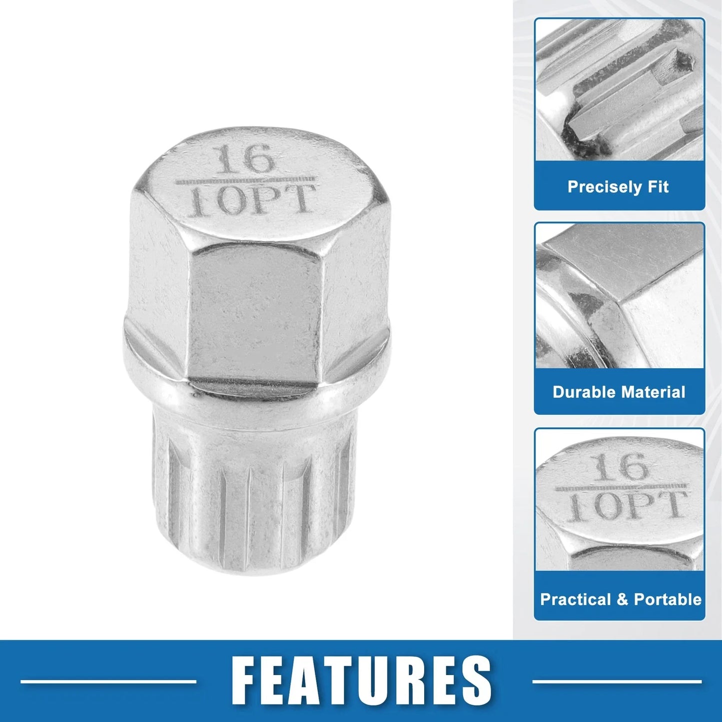Wheel Lock Lug Nut Set with Socket Protector for BMW