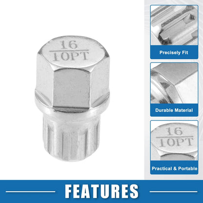 Wheel Lock Lug Nut Set with Socket Protector for BMW