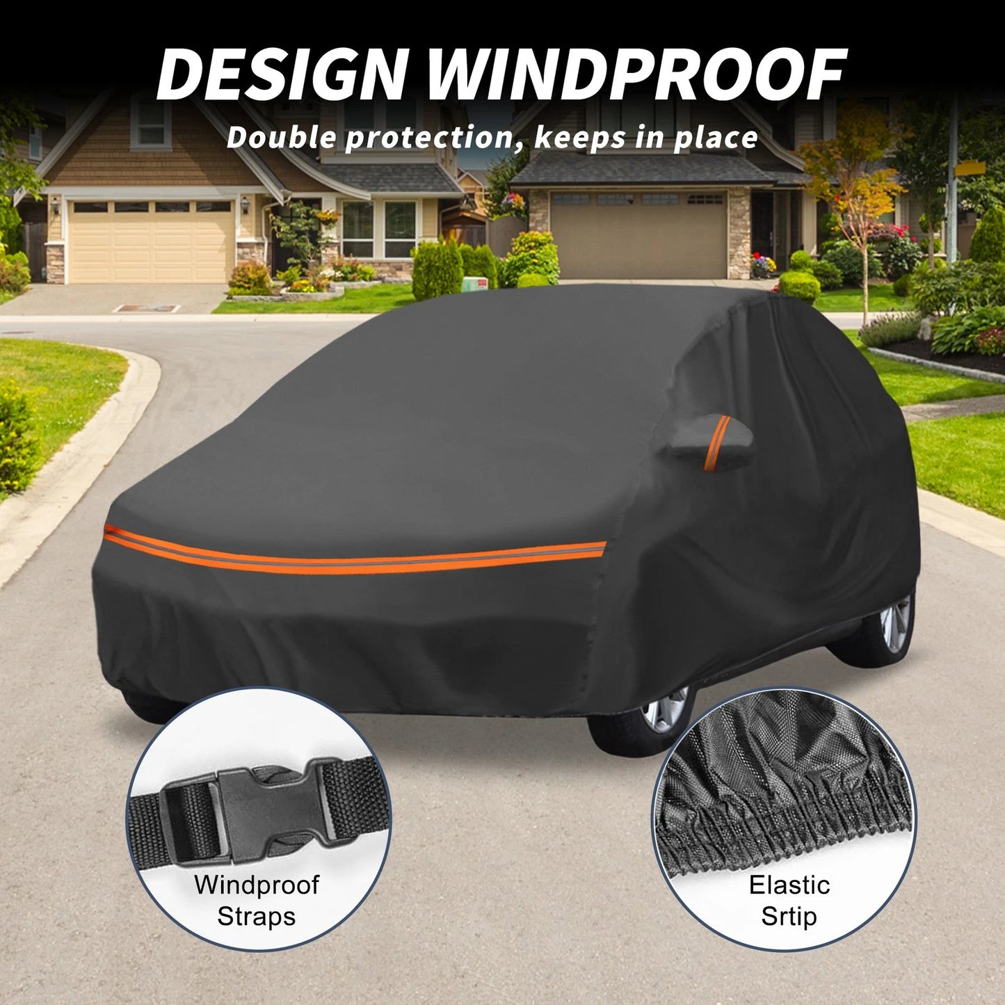 Waterproof Car Cover for Toyota Auris (2007–2018) with Zipper