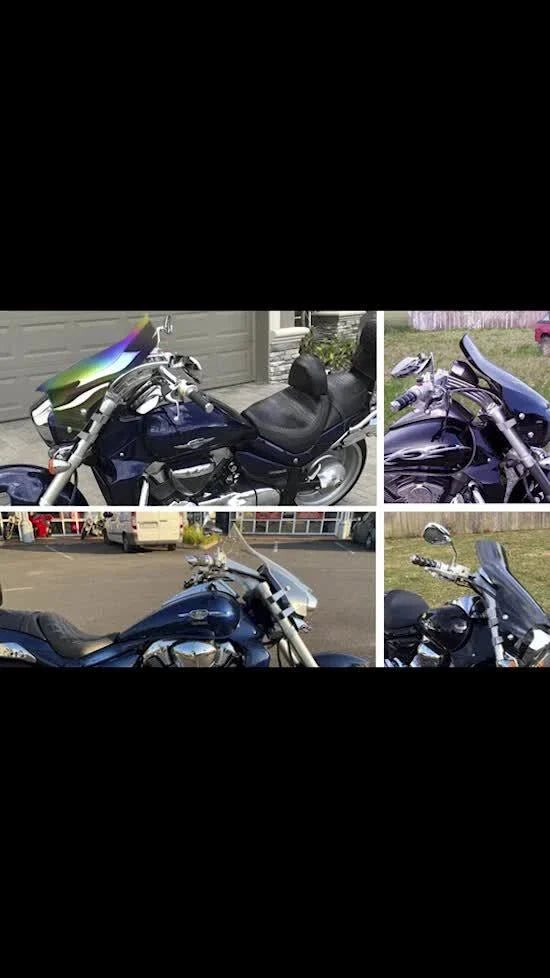 Front Windshield & Mount Kit for Suzuki Boulevard M109R (2006-2016)