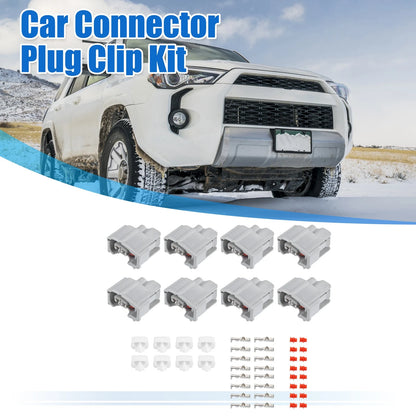 Set of 8 Fuel Injector Connector Adapter Plug Kit for Toyota (No.9098011875)