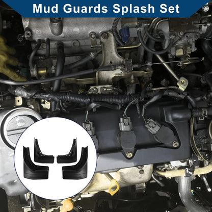 Mud Flaps Splash Guards 1 Set for Mercedes-Benz GL/GLS (2015-2016)
