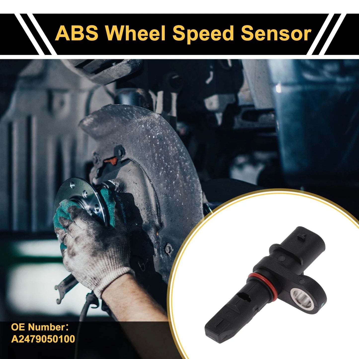 ABS Wheel Speed Sensor for Mercedes-Benz A220 (2019-2022) - 1 Pc