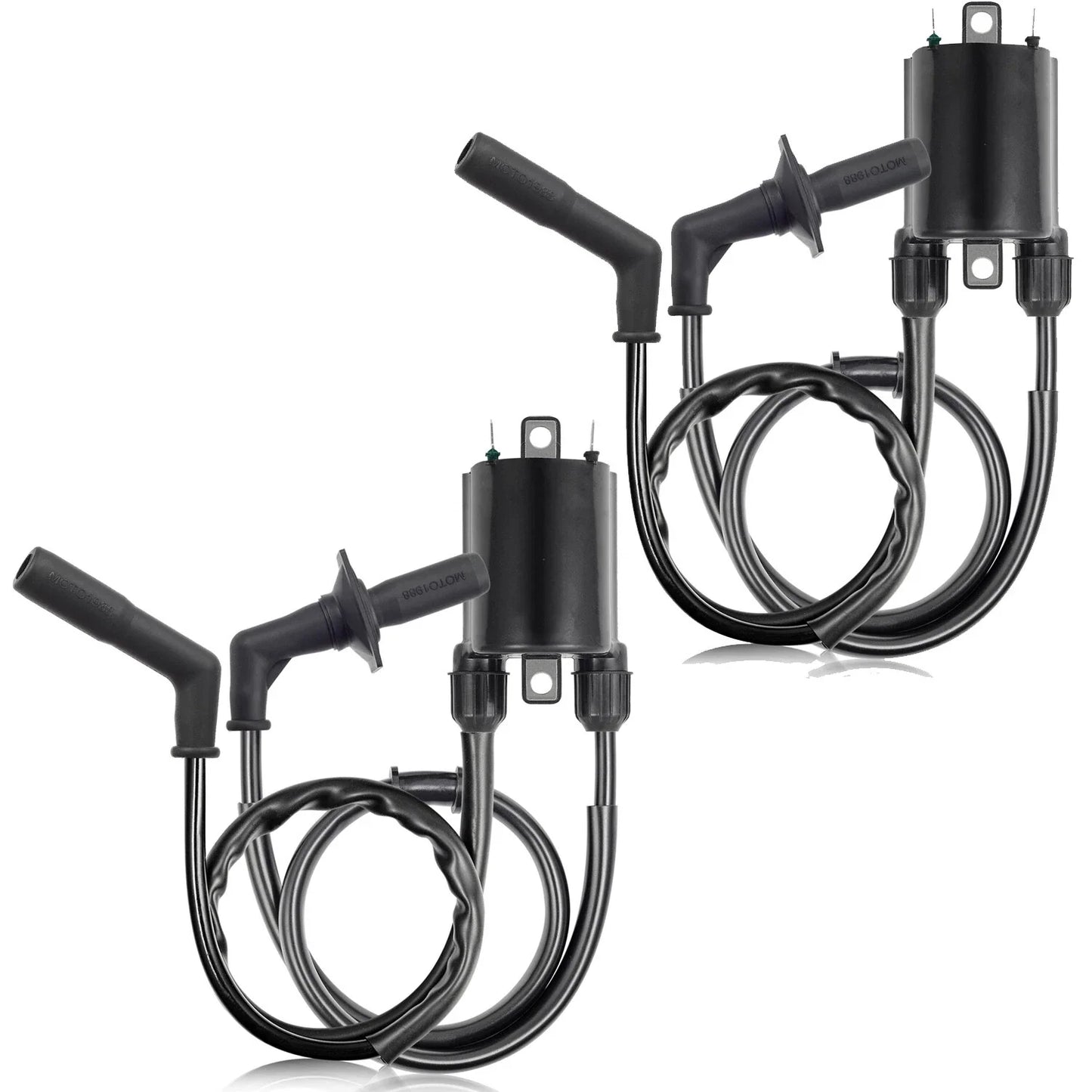 2 x Ignition Coil W Spark Plug Cap for HONDA Shadow Sabre 1100 VT1100C2 (2000–2007)