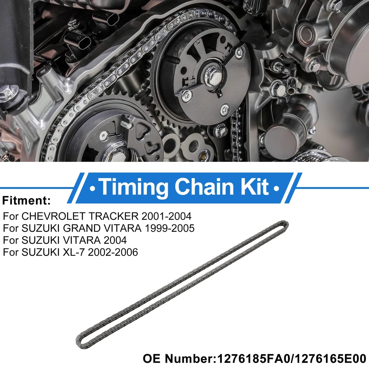 Timing Chain Kit for Chevrolet Tracker (2001–2004) No. 1276185FA0/1276165E00