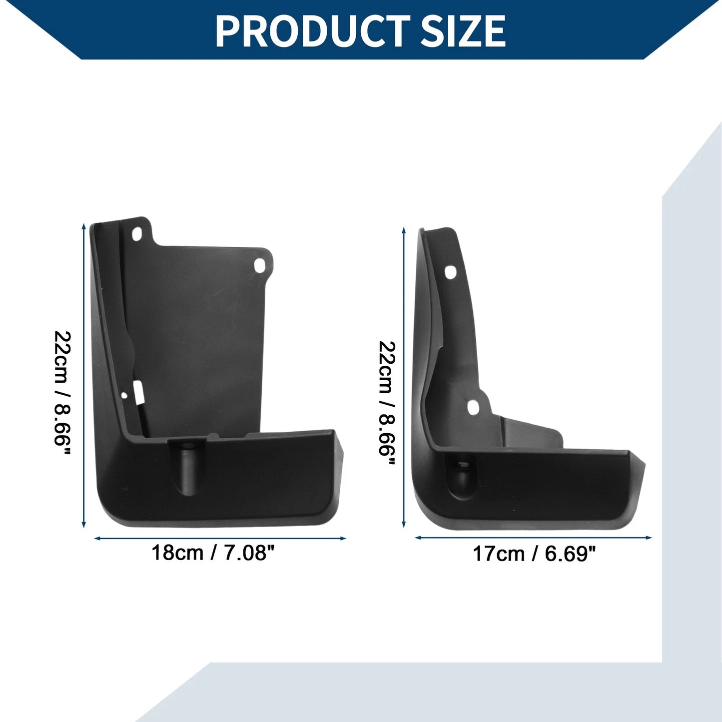Set of 4 Mud Flaps Splash Guards for Toyota Camry (2024)