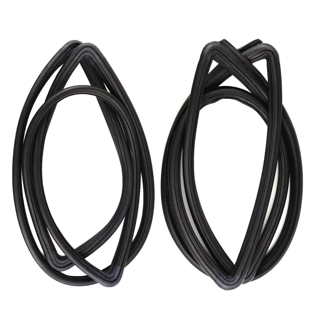 Weatherstrip Rubber F+R w Moulding Hole Fits Nissan Sentra Sunny B11 1981-85 D07