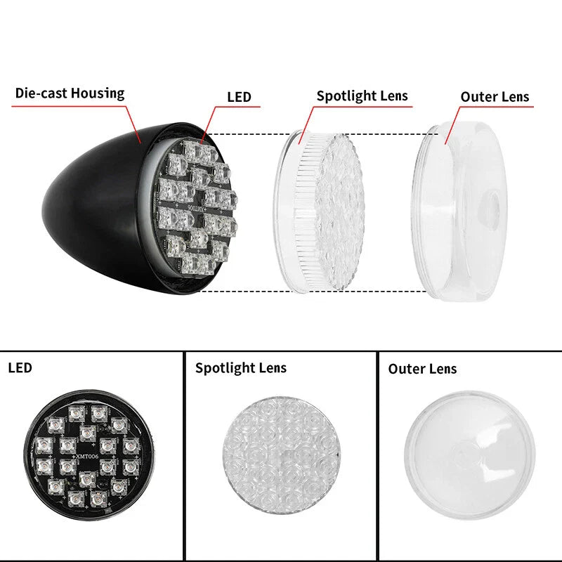 Front Turn Signal Lights for Harley Sportster XL883 (2000-2022)