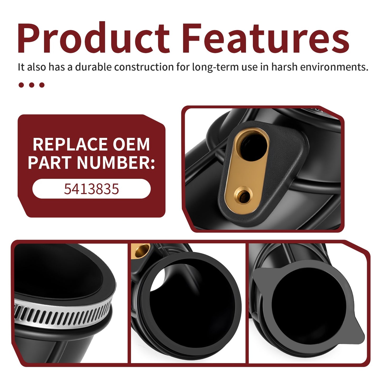 Air Box Boot for Polaris Ranger 800 XP Crew (2010)
