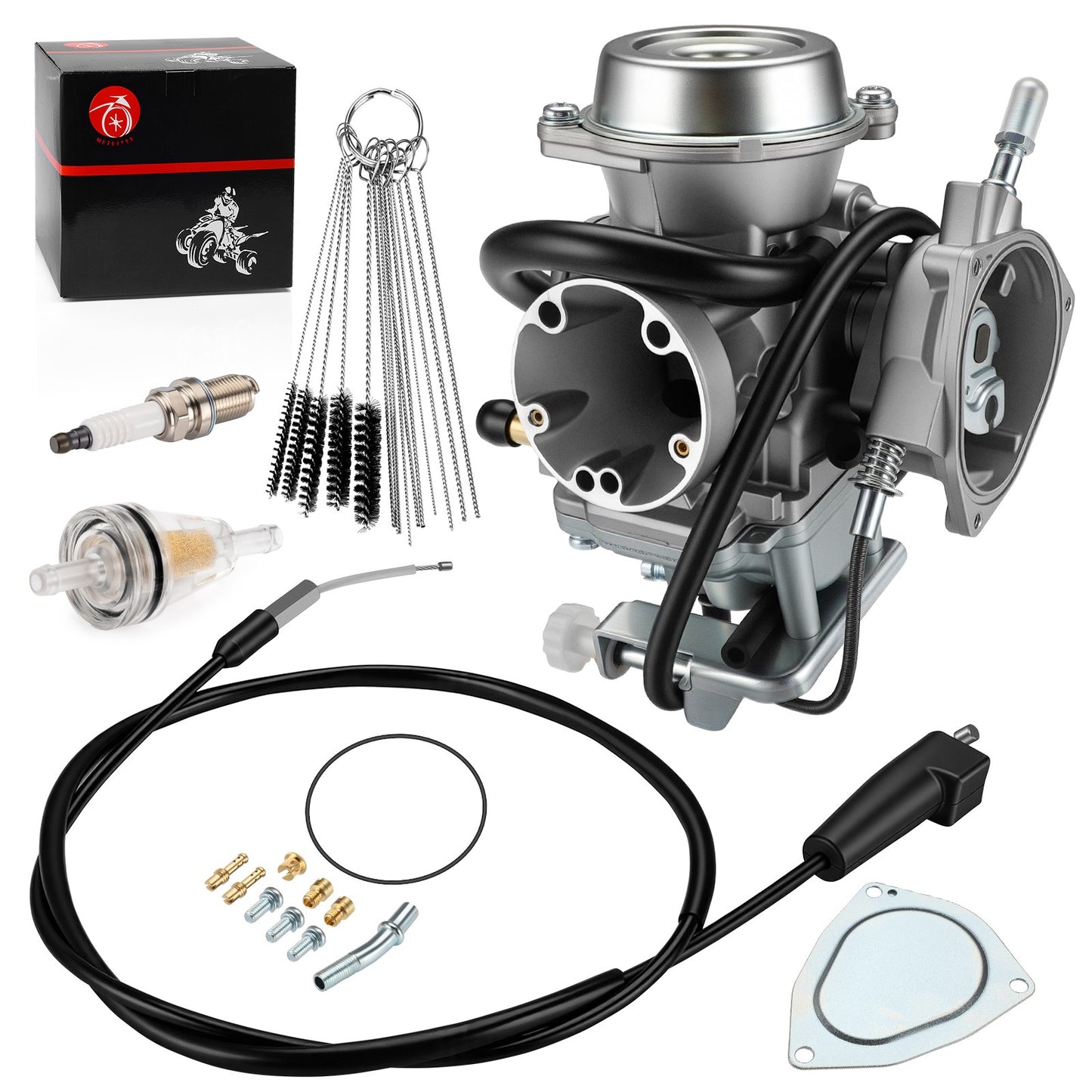 Carburetor with Throttle Cable for Suzuki Ozark 250 (2002–2007)
