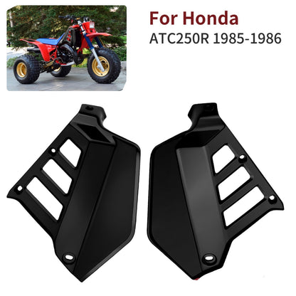 Set of 2 Black Radiator Shrouds for Honda ATC250R (1985–1986)