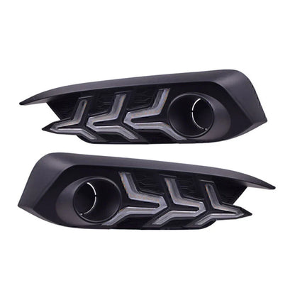 LED DRL Fog Light Lamp for 2016-2018 Honda Civic with Turn Signal