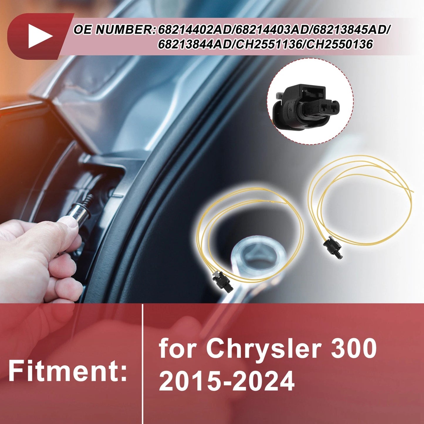 Side Marker Light Socket Wiring for Chrysler 300 (2005–2010)